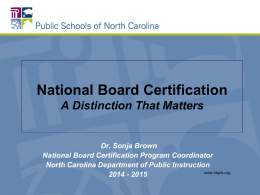 ppt, 6.8mb - Public Schools of North Carolina
