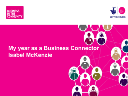 A Year as a Business Connector for Business in the Community