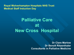 Palliative care - The Royal Wolverhampton NHS Trust