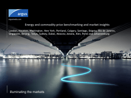 Energy and commodity price benchmarking and