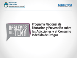 prevención - Ministerio de Educación de Río Negro