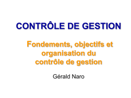 au contrôle - Gerald Naro