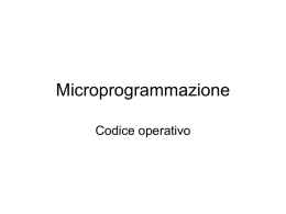 Microprogrammazione
