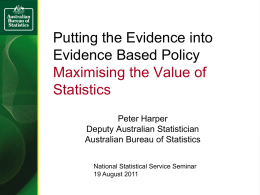 Power Point Presentation - National Statistical Service