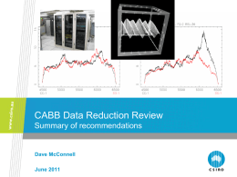 CABB data reduction