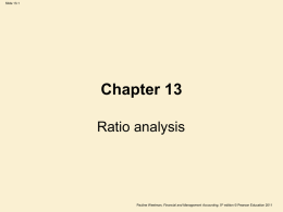 Ratio Analysis