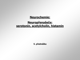 Neurochemie - přednáška 5