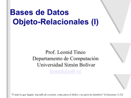 Clase08 - LDC - Universidad Simón Bolívar