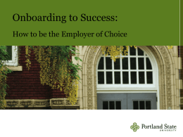 Onboarding to Success