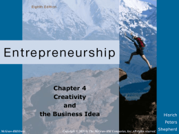 [02]. Creativity and the Business Idea