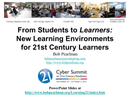 From Students to Learners: New Learning