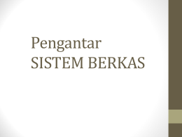 01-Pengantar Sistem Berkas