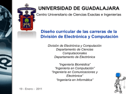 Diapositiva 1 - Centro Universitario de Ciencias Exactas e Ingenierías
