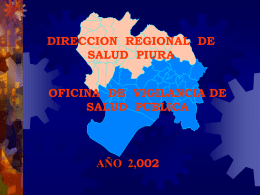 Presentación de PowerPoint - Direccion Regional de Salud Piura