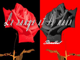 Le Rouge et le Noir - Lectorat francais de Sibiu