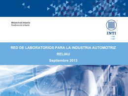 Sacavini, Carlos INTI - Instituto Nacional de Tecnología Industrial