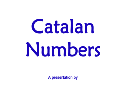 Catalan Numbers