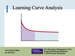 Learning Curve Analysis