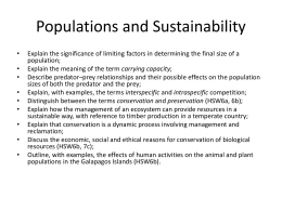 A2 5.3.2 Populations and Sustainability