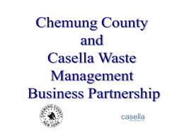 Chemung County-Casella Presentation to Legislature