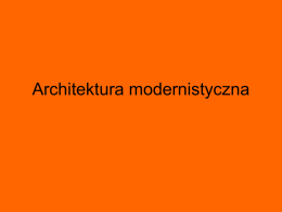 Architektura modernistyczna