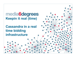 Cassandra in a real time bidding infrastructure