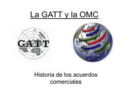 La GATT y la OMC