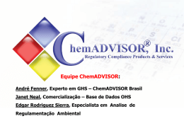 ChemADVISOR Português