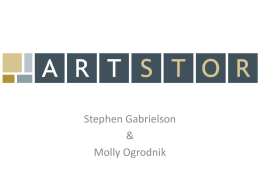 ARTstor - Technology Tutorials