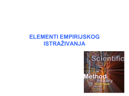 p1 elementi empirijskog istrazivanja