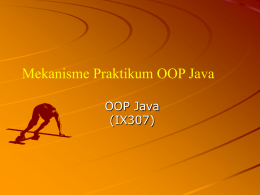Mekanisme Praktikum OOP Java