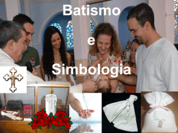 batismo e simbologia