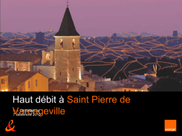 presentation template Orange - Saint Pierre de Varengeville