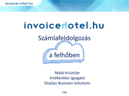 Kihívások - Invoicehotel.hu