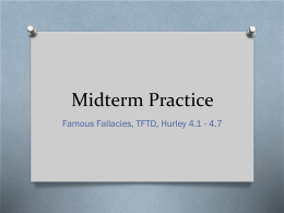 Midterm Practice Quiz