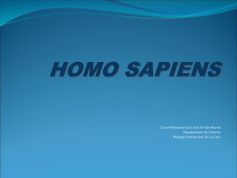 Especialización Homo sapiens