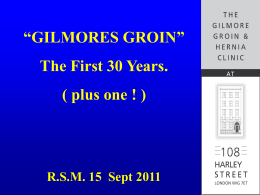 Jerry Gilmore - The Gilmore Groin & Hernia Clinic