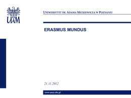 Lot 1 - Erasmus Mundus