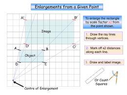 Enlargement (From a Point)