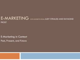 eMarketing in Context - faculty.georgebrown.ca