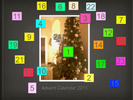 Powerpoint Advent 2011