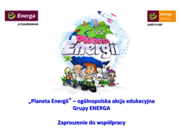 „Planeta Energii” – ogólnopolska akcja edukacyjna