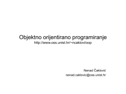 OOP C++ - programiranje