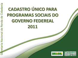 Slide 1 - Secretaria do Trabalho e do Desenvolvimento Social