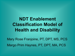 NDT Enablement Model