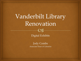 Vanderbilt Library Renovation