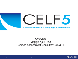 CELF 5 Handout