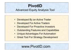 Trade from PivotID using build-in web browser with your own broker