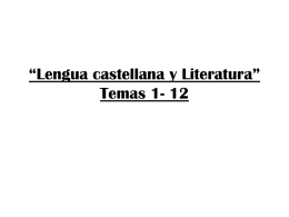 literatura - Colegio Nuestra Señora del Carmen