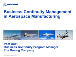 Boeing Corporate PPT Template